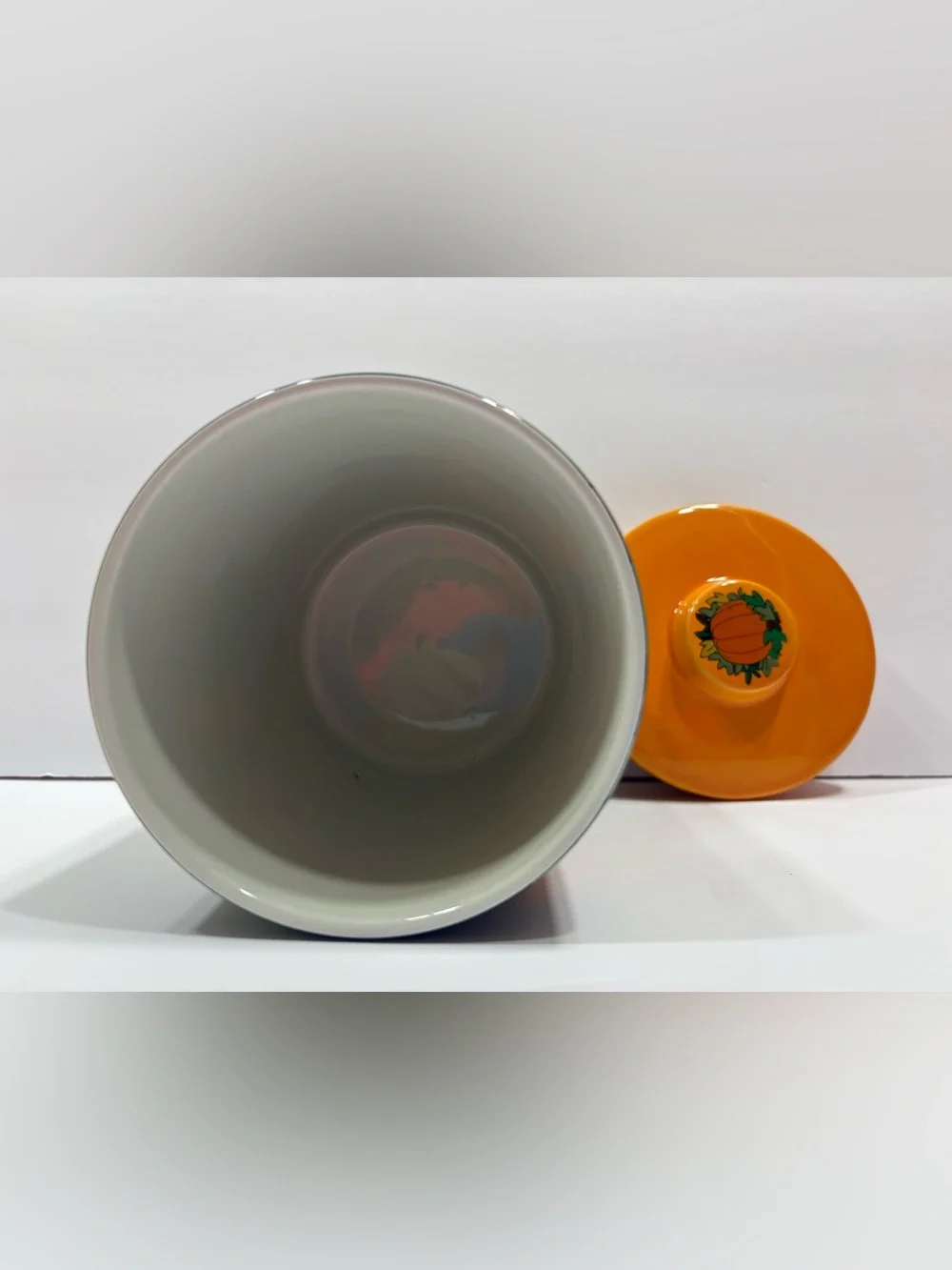 Charlie Brown Great Pumpkin Ceramic Canister - Orange